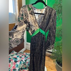 Stunning silk dress. Israeli Designer. Never worn.